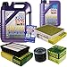 Produktbild QR-PARTS 69342776 Filter Set Inspektionspaket 6 Liter Motoröl Leichtlauf High Tech 5W-40 MANN-FILTER Innenraumfilter Luftfilter Ölfilter