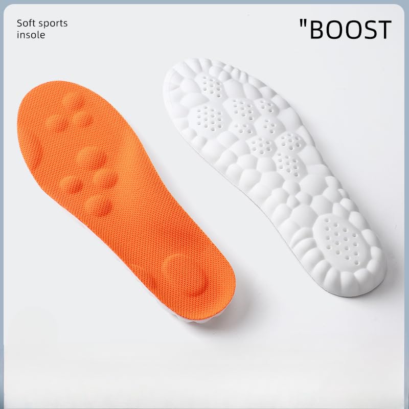 1 par de plantillas para zapatos deportivos con amortiguación y soporte de arco EU35-36 miniatura 3