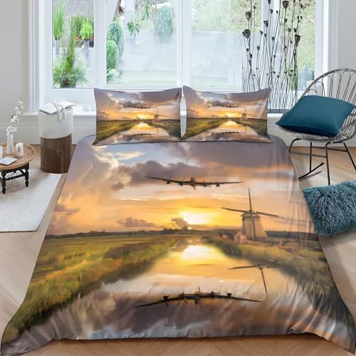 Housse de couette Valentin microfibre ultra douce 200x200