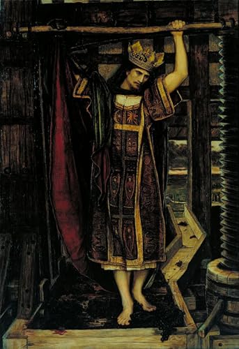 YIMACBJXX De Célèbres Tableaux Decoration Toile Graffiti Art Mural le pressoir à vin par Roddam Spencer Stanhope Toile Wall Art Pour les Décorations pour la Maison 60x90cm