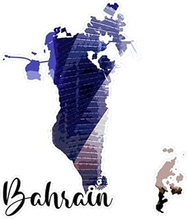 Bahrain Mirrors Home Decor Words Letter Stickers Architecture Maps Building Art Scenic Reusable Home Decals for Suitcase Classroom Bathroom Furniture Vinyl 28in