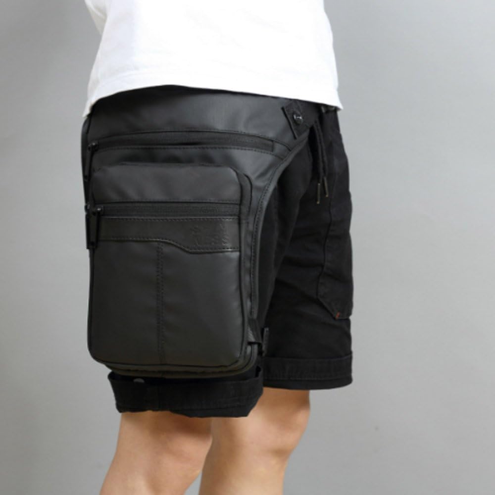 Small Waterproof Waist Fanny Pack Tactical Thigh Military Drop Leg Bag Multi-Purpose Racing Camping Hiking Motorcycle Bike Cycling Utility Pouch