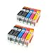 Produktbild 10 Tintenpatronen kompatibel für Canon PGI-550 CLI-551 IP-7250 8750 IX-6850 MG-5450 5550 6350 6450 7150 MX-725-925