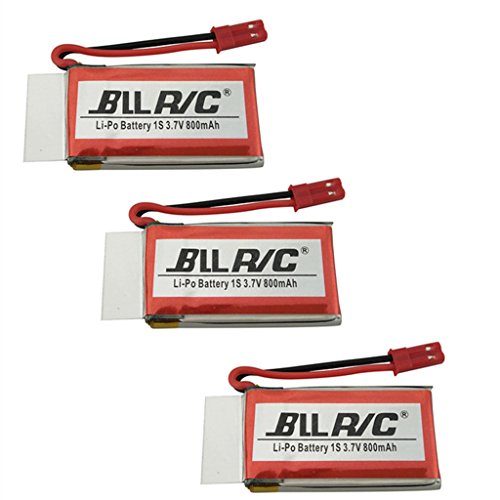 sea jump 3PCS 3.7V 800mah Lithium Battery for MJX X400 X400W