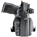Concealment Express OWB Paddle KYDEX Gun Holster: fits Sig Sauer P320 Compact - Custom Fit - US Made - Outside Waistband - Adj. Cant & Retention