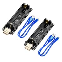 GERUI – 2 Pack 18650 5V-3V Lithium Ionen Akku 600mA 3V/1A 5V/3A Micr
