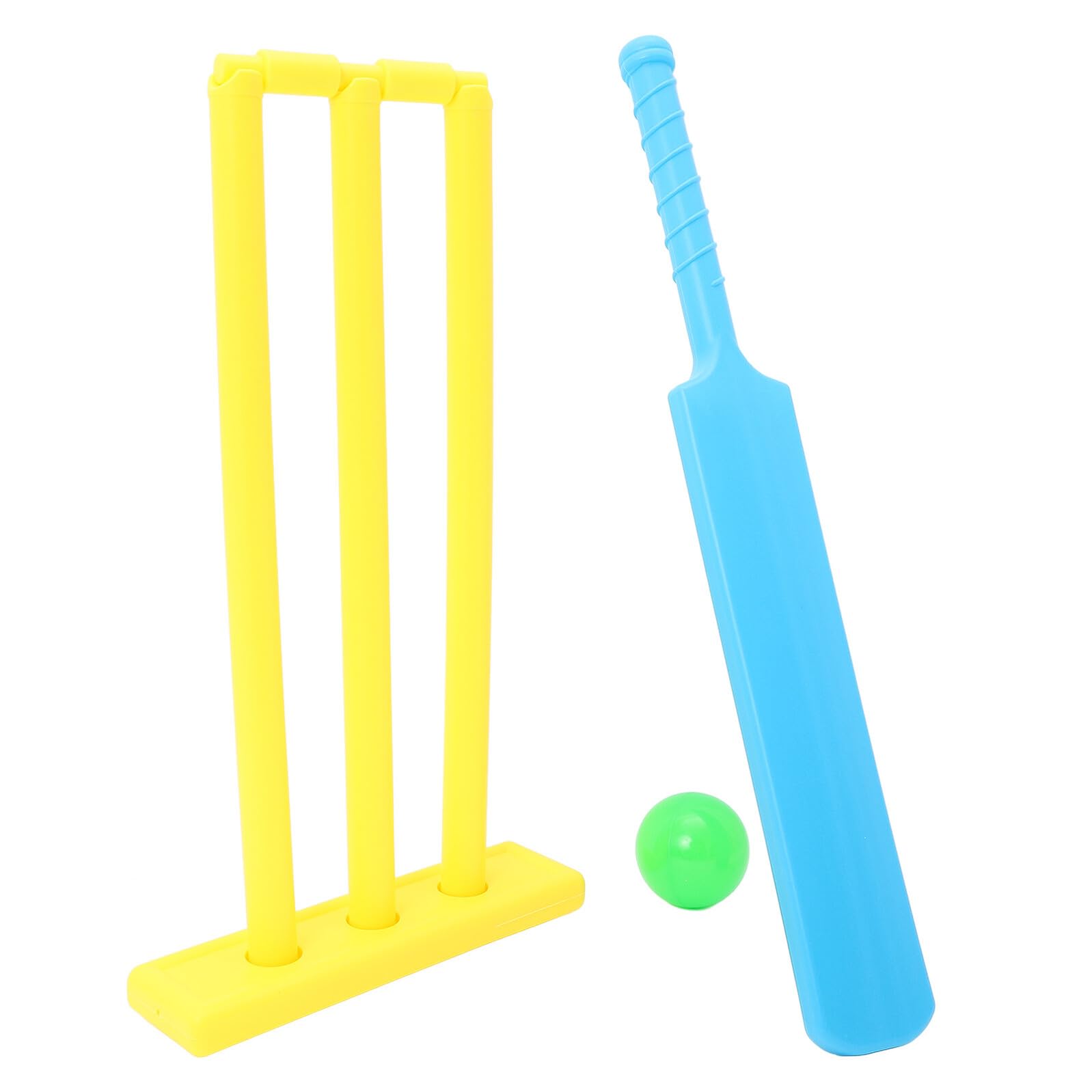 Juego de Cricket Infantil Unisex Plástico Resistente Set Portátil Pelota Color Aleatorio para Exteriores Playa y Actividades Deportivas al Aire Libre