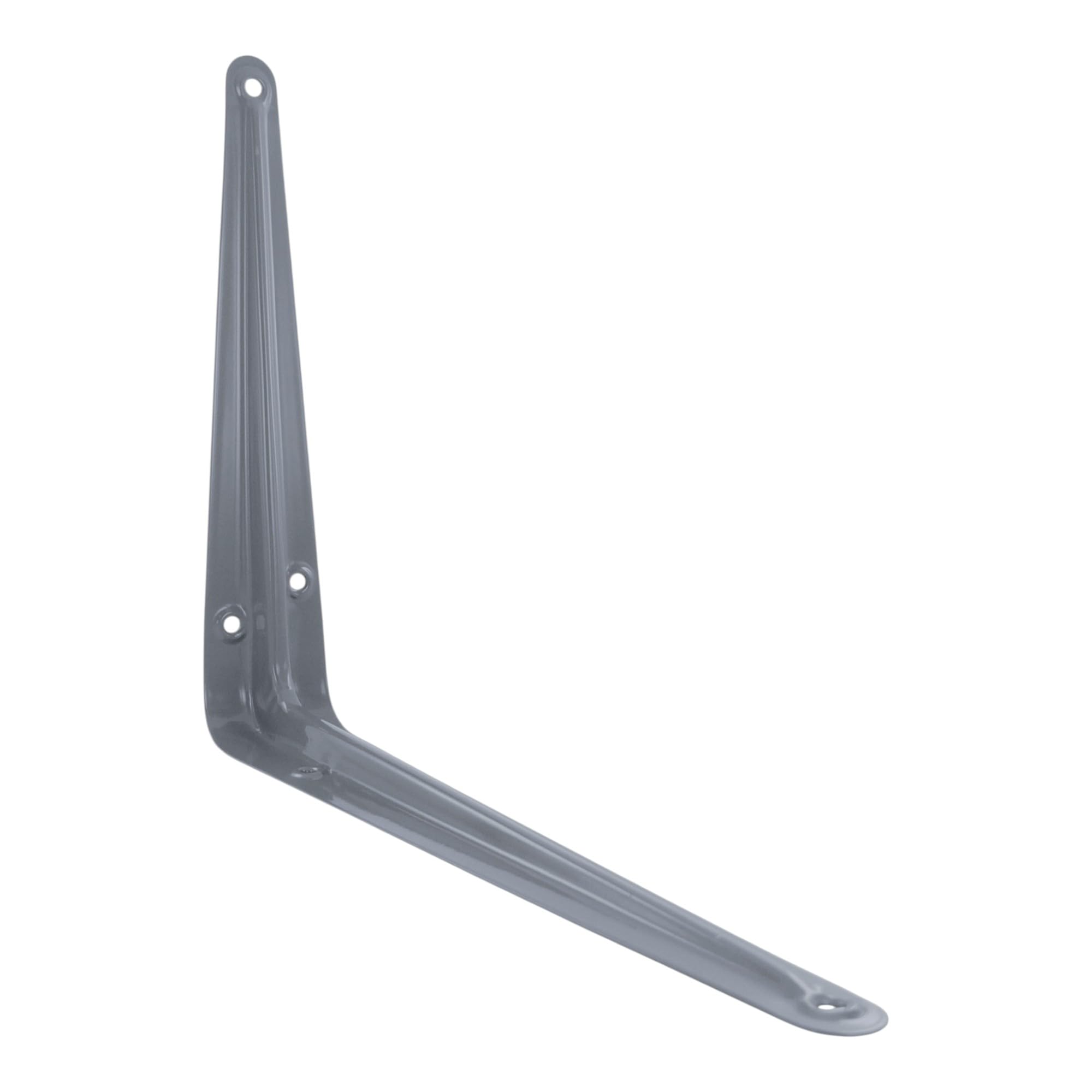Bulk Hardware bh05425 Londoner Stil Regalträger 250 x 200 mm (25,4 x 20,3 cm) grau – (4-teilig)