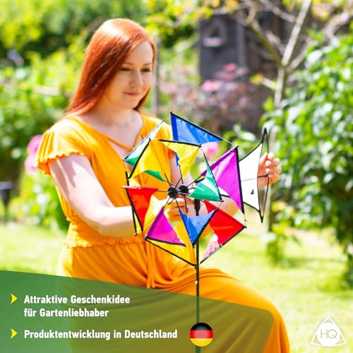 Molinillo de viento giratorio multicolor HQ Mini Duette de 42 cm 6