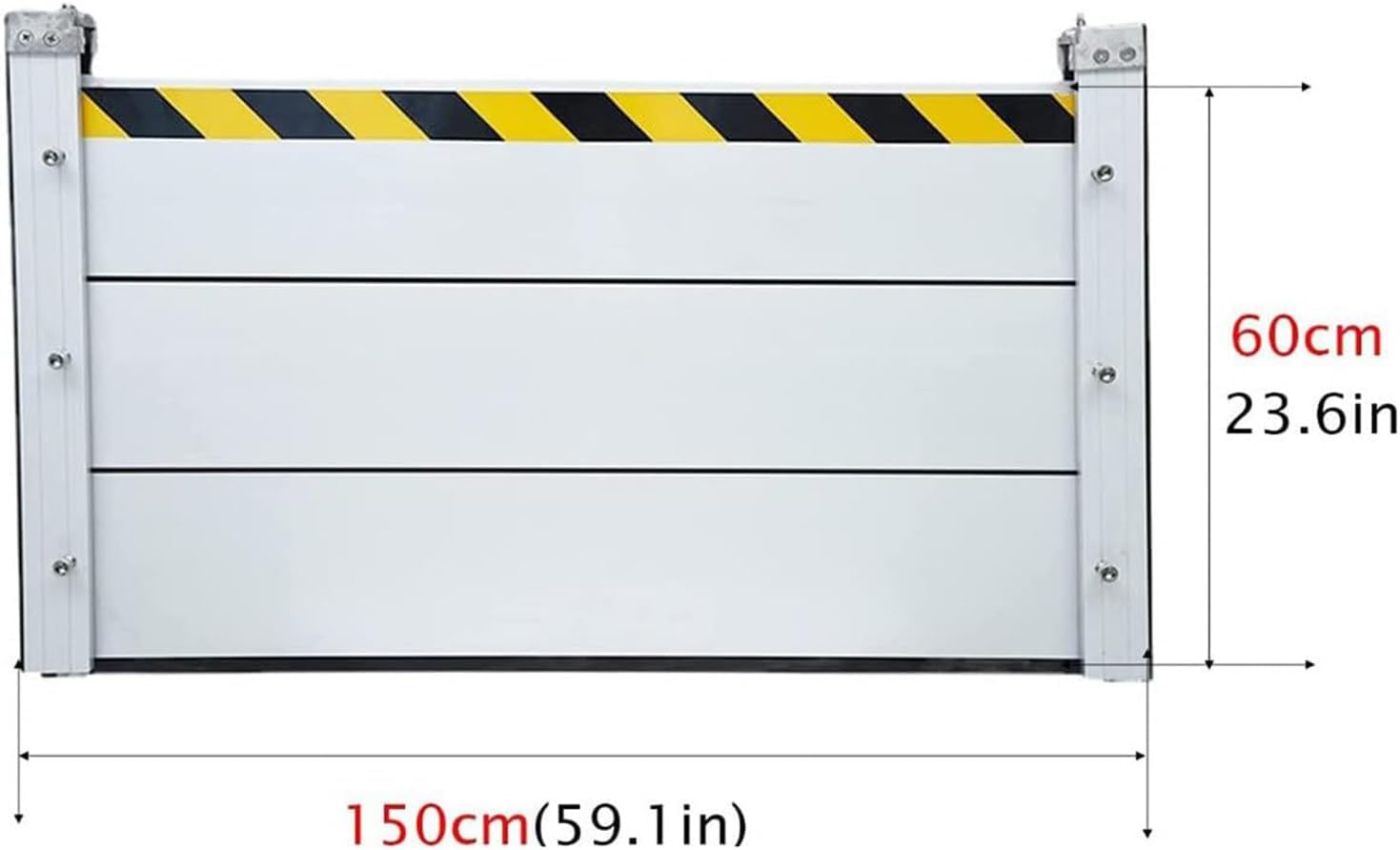 Safely Deployed Temporary Install Anti Control Flood Barriers Rescue Water Barrier Gate Flood Equipment,Strong Resistance to Water Pressure,for Garages,Underground Passages etc,150cm*60cm