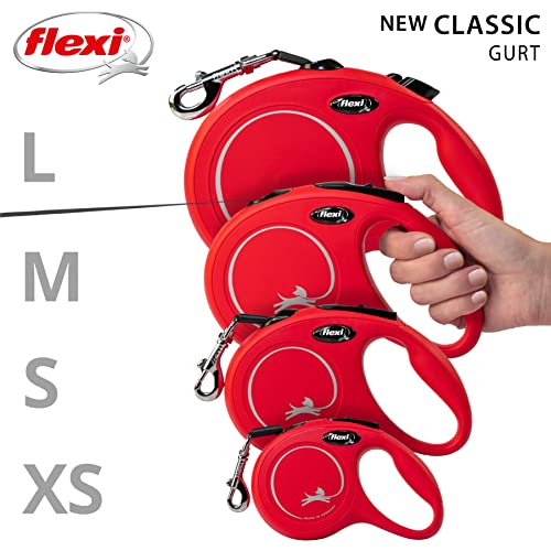 Flexi-Leine für große Hunde Classic L 8 m rot für Hunde bis 50 kg
