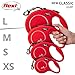 flexi® Classic M | 5m Gurt Roll-Leine für Hunde bis 25 kg | Rot | ausziehbare Hundeleine | Gewicht 274 gr | Maße 11.6 x 18.8 cm