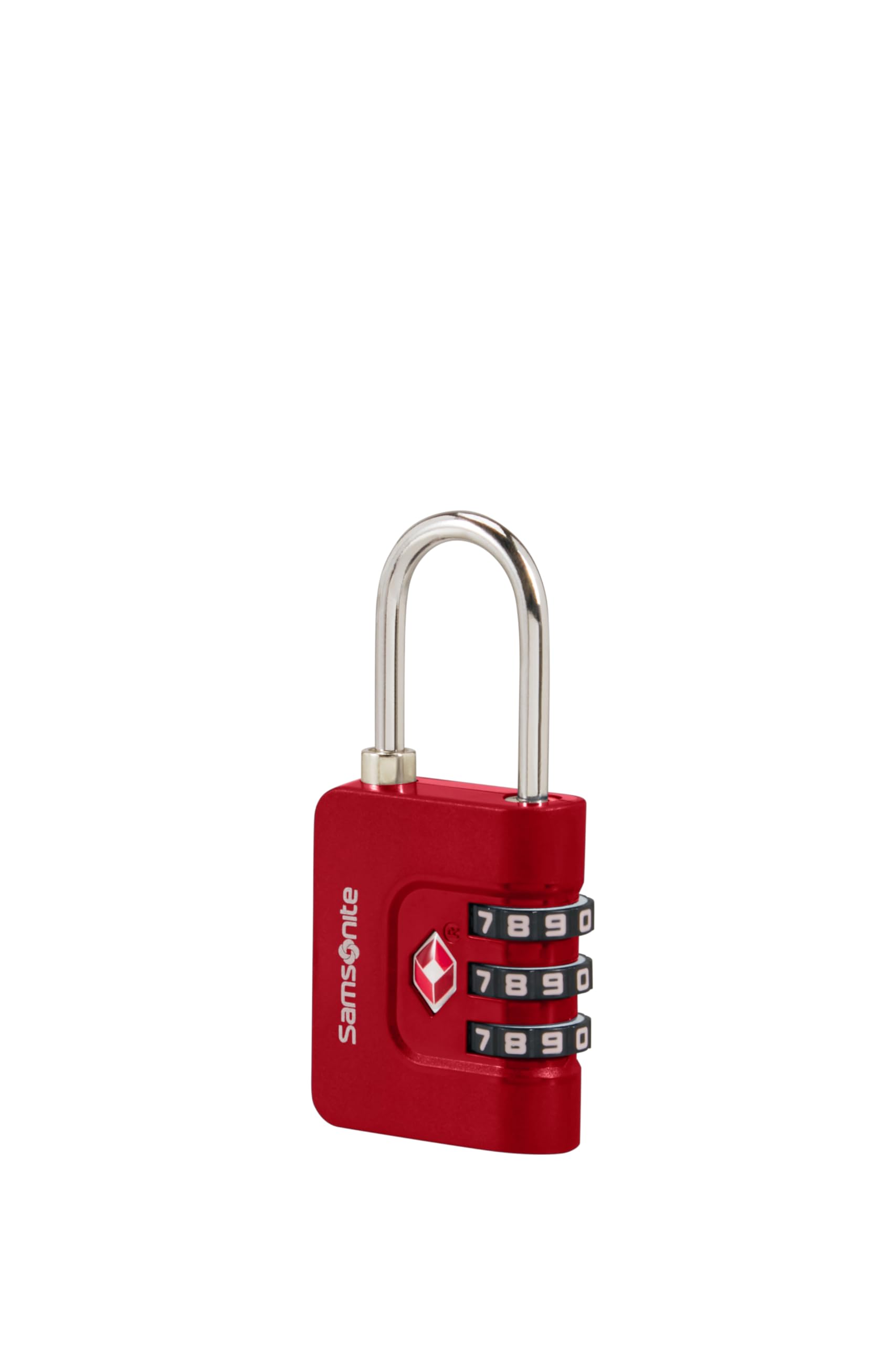 Samsonite TA Revolution - TSA Combination Lock with 3-Digit Code, Secure Luggage Lock for suitcases & Bags, Suitcase Lock, Red