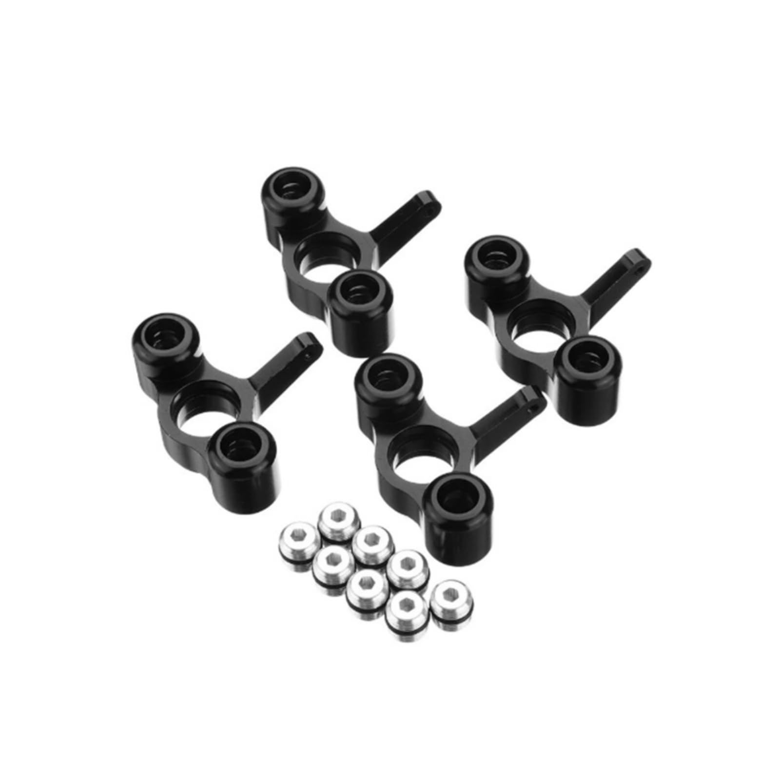 perfeclan Children Electric Vehicle Copas de Dirección Conjunto de Articulaciones Hardware de Montaje Piezas de Repuesto Metal Resistente y Mecanizado Preciso, Negro, 1 10