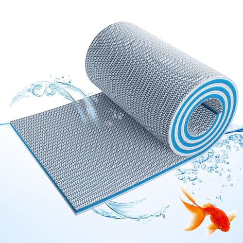 Image of Jainsons Pet Products Aquarium Filter Media, High Density Honeycomb Grid 8-Layer Filter Pads For Fish Tank Filter Reusable Filter Cotton Sponge Pad Accessories For Fish Tank Pond (50 *40*2 Cm 1PCS)