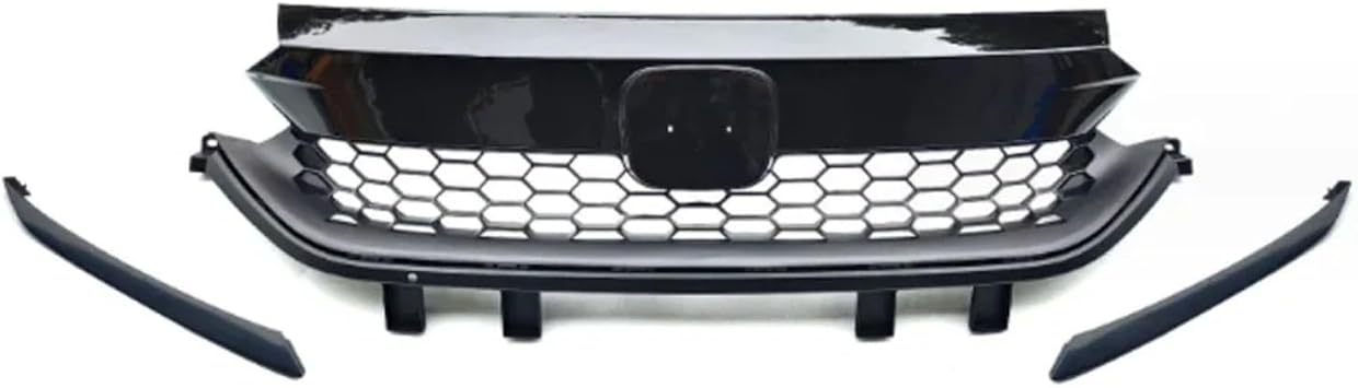 Car Front Bumper Hood Upper Lower Mesh Grills Grille Car Accessories For Honda City RS 2020 2021 2022 2023Upper Grille