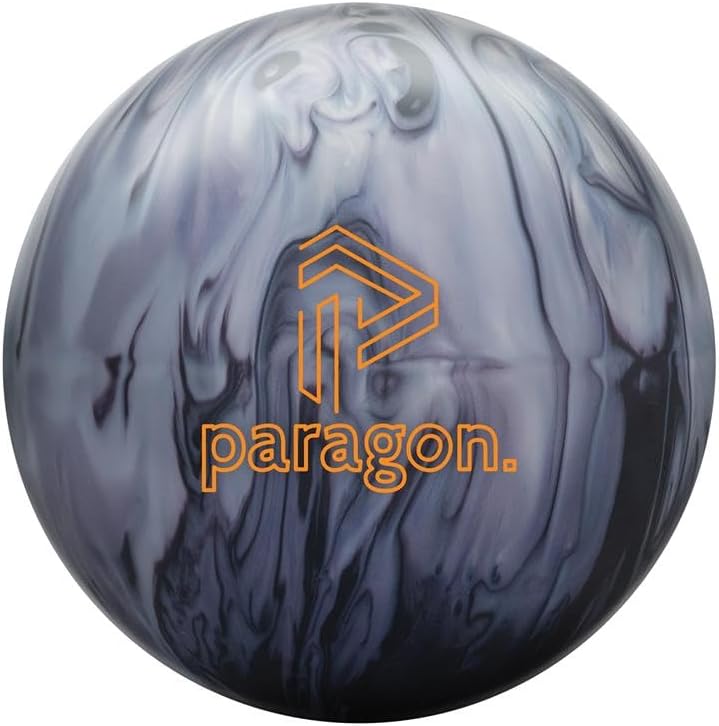 Track PRE-DRILLED Paragon Shadow Bowling Ball - Black/Ice/Smoke (This Item Includes a Free Bowlerstore Rubber Shammy- Colors Will Vary for The Shammy)
