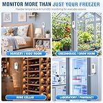 WiFi Freezer Thermometer Alarm, No Hub Required, App Alerts, 1 Pack - Image 6