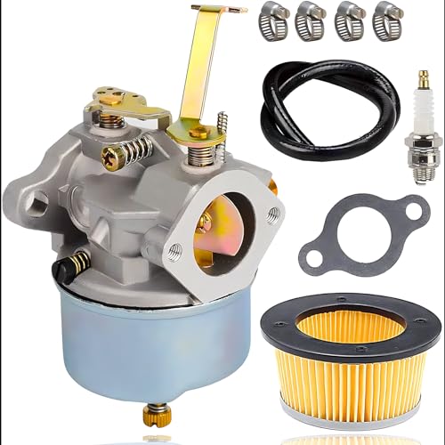 632230 Carburetor + 30727 Air Filter/Spark Plug for Tecumseh 5 HP 6 HP 632272 631828 631067 631067A H30 H50 H60 HH60 HH70 Engines 4 Cycle Engine Carb - Thumbnail 4