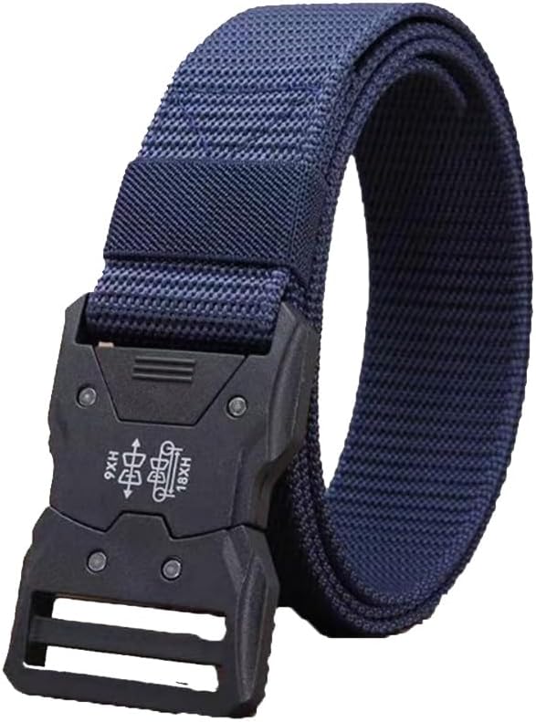Men Military Belt Nylon Tactical Belt Quick Release Buckle