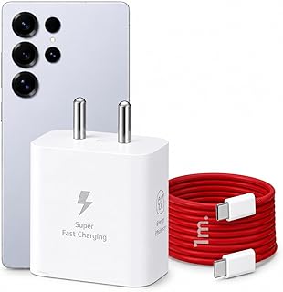 45W USB-C Fast Charger | Super Fast Charging 2.0 PD 3.0 Type-C Wall Adapter (with Cable) | Compatible with Samsung Galaxy Price In India