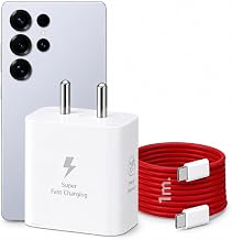 45W USB-C Fast Charger | Super Fast Charging 2.0 PD 3.0 Type-C Wall Adapter (with Cable) | Compatible with Samsung Galaxy ...