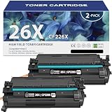 Ksuellpwr 26X CF226X Toner Cartridge (2-Pack) Compatible for HP 26A 26X Black High-Yield Toner Cartridge Works with Laser Jet Pro M402n M426dw Toner Cartridges