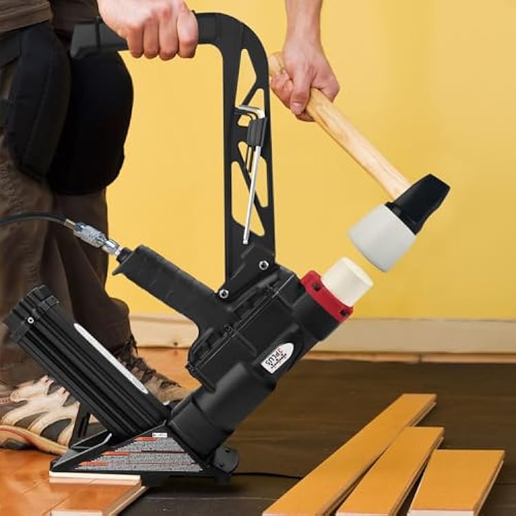 3PLUS HFSNSP 2-in-1 Pneumatic Flooring Nailer/Stapler