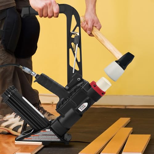 3PLUS HFSNSP 2-in-1 Pneumatic Flooring Nailer/Stapler - Thumbnail 6