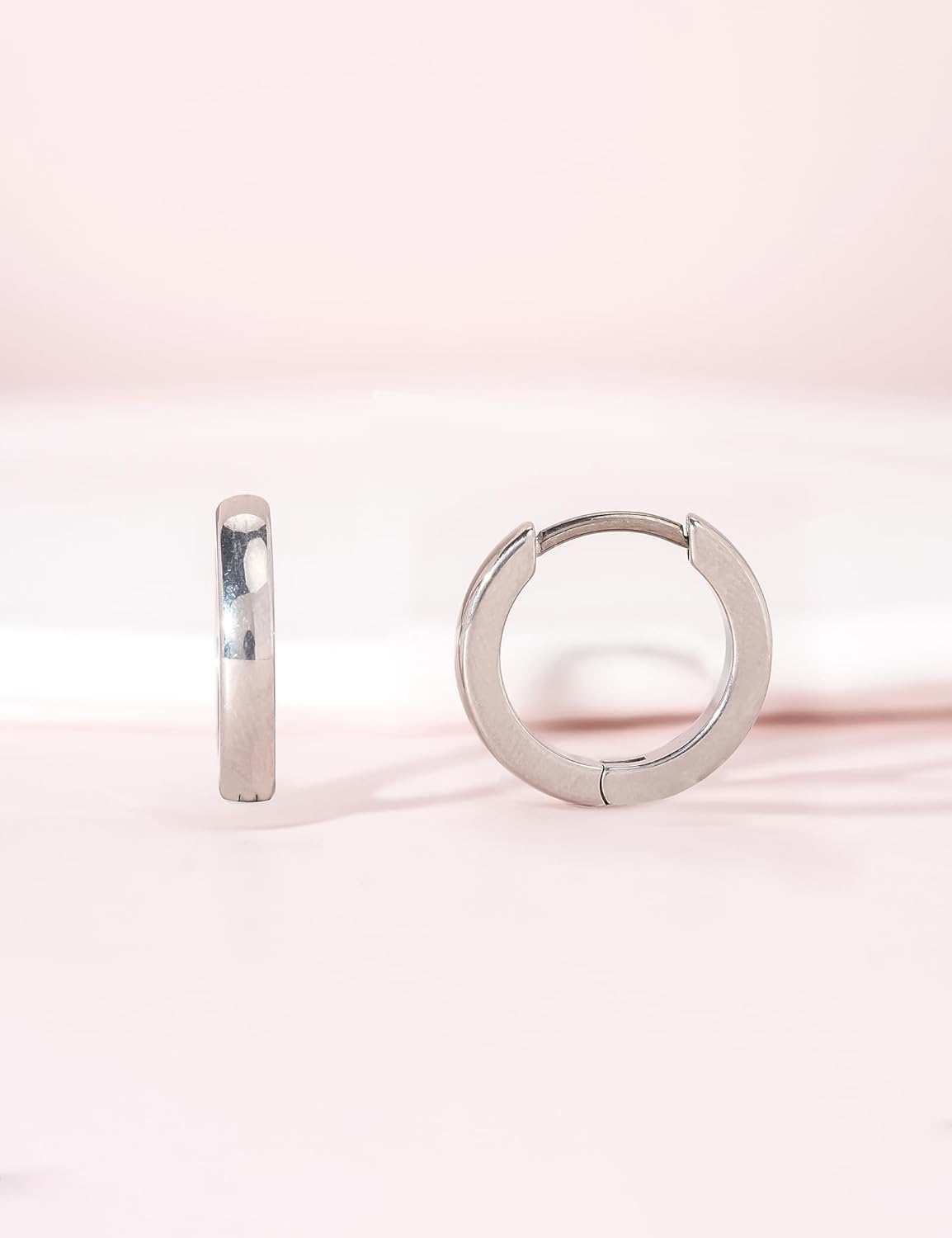 Limerencia G23 Pure Titanium Hypoallergenic Huggie Hoop Earrings for Women Sensitive Ears - Image 7