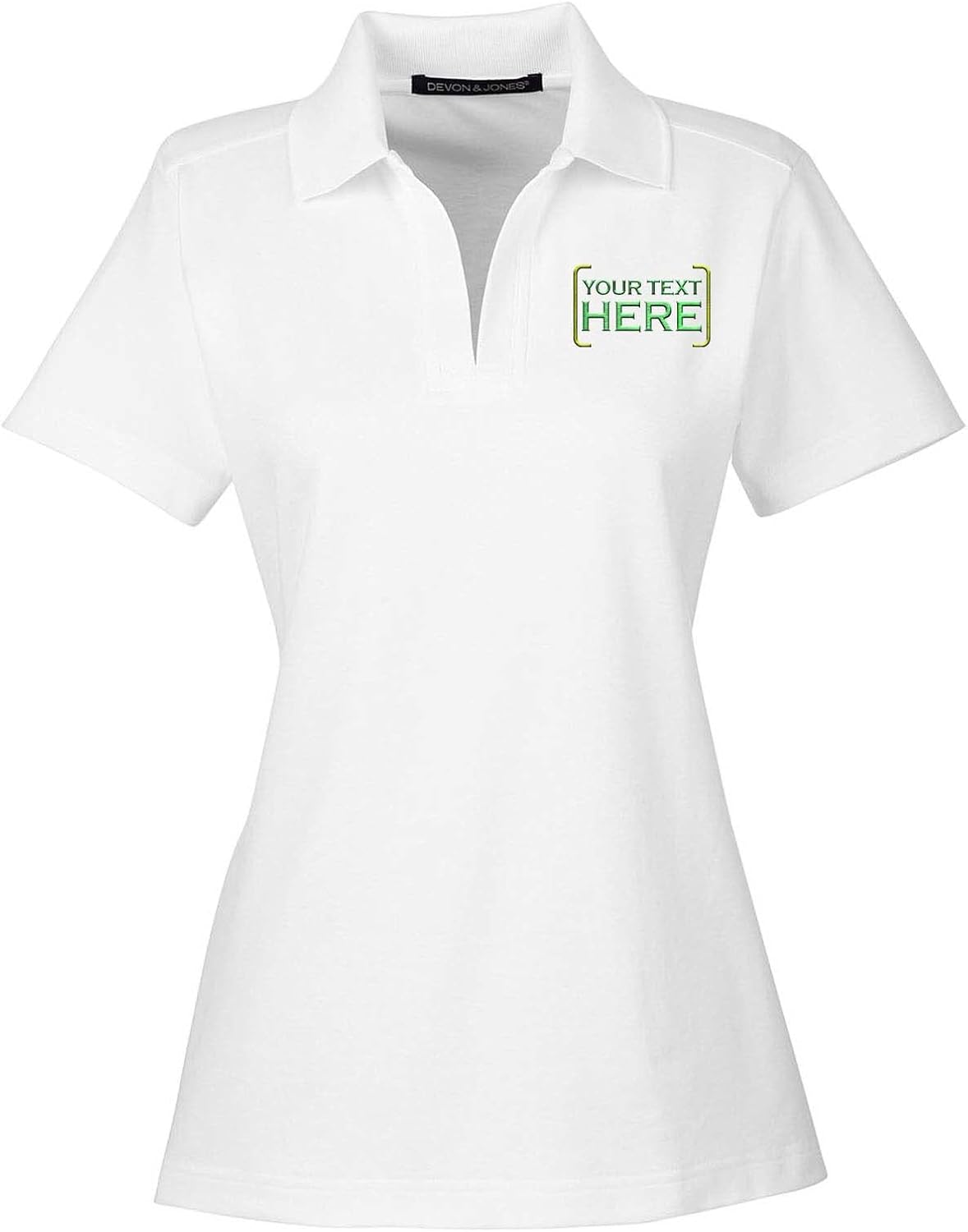 Mato & Hash Custom Embroidered Polo with Your Text Here | Men's and Women's Polo for Business | Performance Plaited Polo