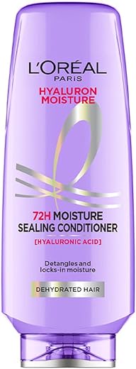L'Oreal Paris Fresh Hyaluron Moisture 72HR Moisture Sealing Conditioner Powered By Hyaluronic Acid, For Frizz-Free, Hydrated And Bouncy Hair Full...