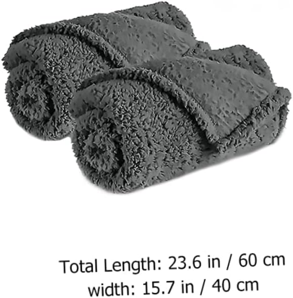 Sosoport 2pcs Pet Blanket Soft Quilts Warm Cozy Sleeping Mats for Pets Breathable and Washable