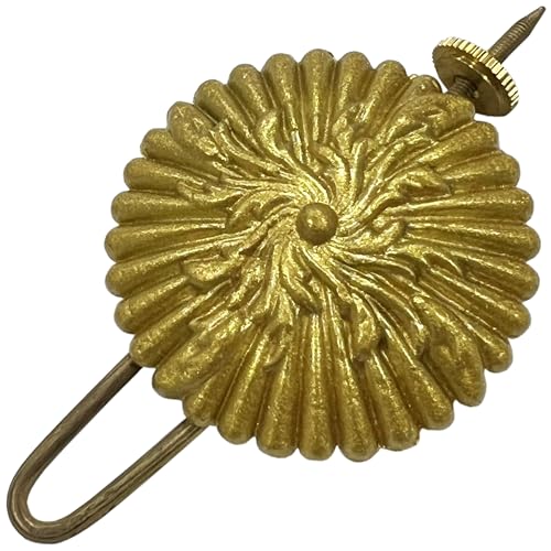 Waterbury Antique Clock Pendulum Bob Ornate Replacement Fancy Mantel Part brass