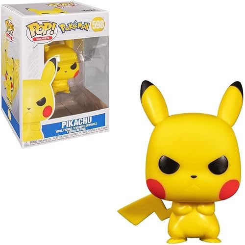 Miniatura 2 de Funko Grumpy Pikachu Pop! Figura de vinilo (incluye funda protectora de caja compatible), multicolor, 3.75 pulgadas