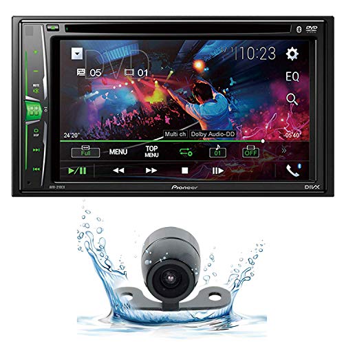 Pioneer AVH-210EX 6.2" 2-Din Bluetooth Touchscreen Multimedia DVD Receiver w/Back up Camera