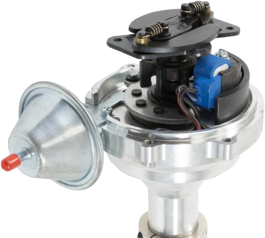 Top Street Performance JM7701BK Pro Series Ready-To-Run Distributor with Black Cap