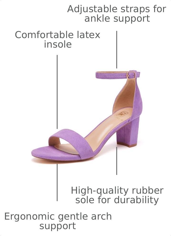 Women Open Toe Low Chunky Short Heels Block Heel Sandals thumbnail