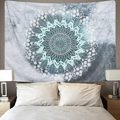 Alishomtll Mandala Tapestry Wall Hanging Indian Yoga Hippie Cloth Bohemian Wall Art Bedroom (210 x 150 cm)