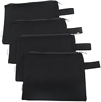 Vista 12 de Estuches con cierre para organización de herramientas de Augbunny, 100 % algodón, 16 onzas, ultrarresistentes, multiusos, de lona, 4