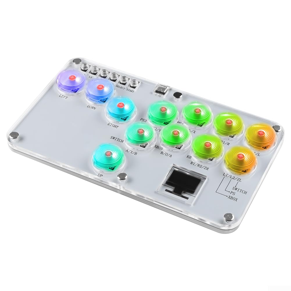 Leverless per arcade Migliora la tua esperienza di gioco con Hot Swap Support Fighting Game Keyboard per PC Switch per ps4