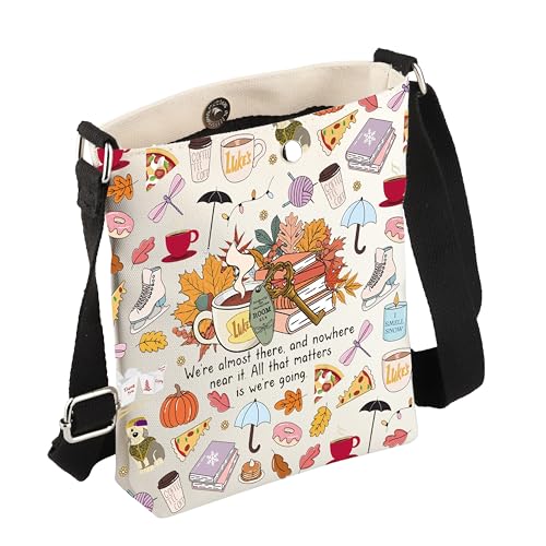 JYTAPP Stars Hollow Crossbody Bag Tv Show Merch Stars Hollow Gifts Stars Hollow Luke's Dinner Autumn Crossbody Purse3