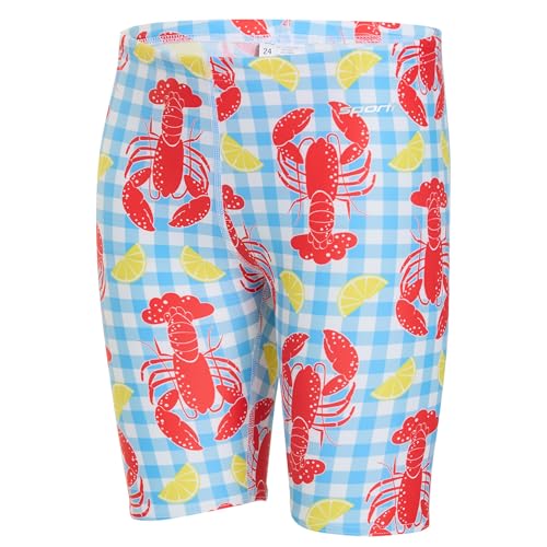 Sporti Boys' Athletic Jammer Swimsuit - Seaside Pinch - 24