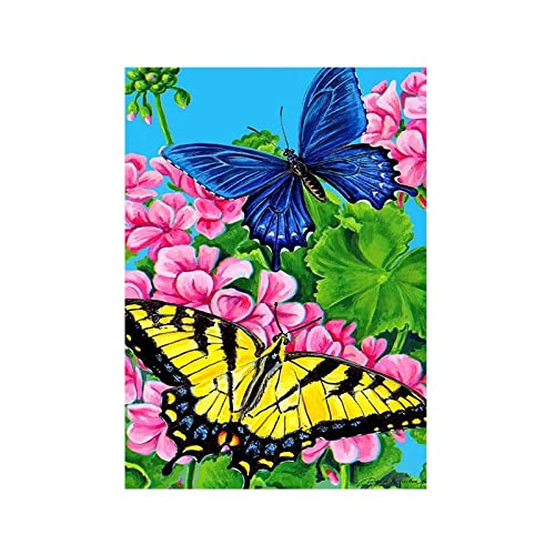Kits de Forage Complet Diamond Painting Papillon à Offrir en Cadeau Créatif Original