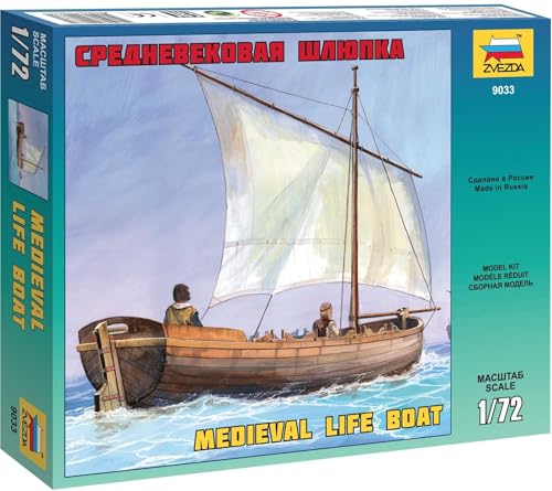 Zvezda 500789033-1:72 Medieval Life Boat