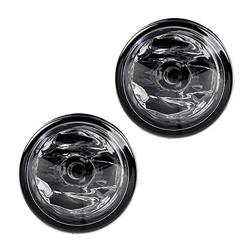 1 Pair Front Bumper Fog Lamps with H11 Halogen Light Bulbs Compatible with Nissan Cube Juke Murano Quest Rogue Versa