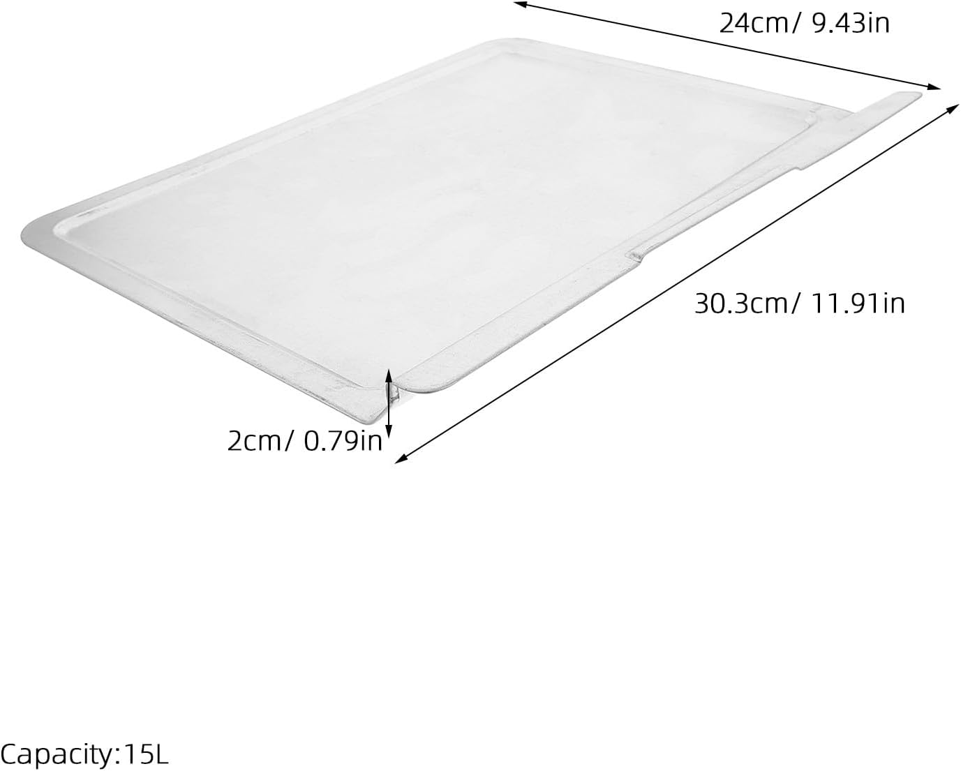 2PCS Electric Oven Drip Pan - 15L Crumb Tray Baking Dish - Replacement Drip Pan For Grease Catcher - Oven Roasting Tray, 11.9x9.5x0.8in