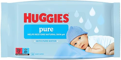 Huggies® Pure Baby 56 Wipes Single Pack