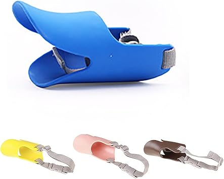 Dog Muzzles Silicone Duck-Bill Duck Mouth Shape