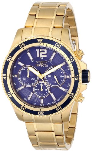 Invicta Men's INVICTA-13978 "Specialty" 18k Gold Ion-Plated Watch Invicta Men's INVICTA-13978 "Specialty" 18k Gold Ion-Plated Watch